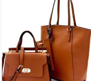 🔆 NEW - Tote Set of 3 Bags Vegan Leather